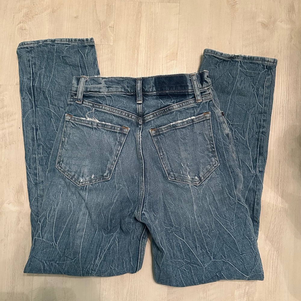 Abercrombie 90s Straight Leg Curve Love Jeans - Picture 5 of 5